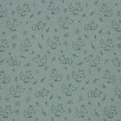 Alpenfleece ♥ LEAH ♥ Fuchs meliert mint